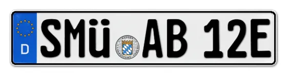 E-Kennzeichen SchwabMÜnchen online bestellen