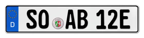 E-Kennzeichen SOest online bestellen