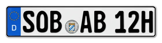 H-Kennzeichen SOB online bestellen