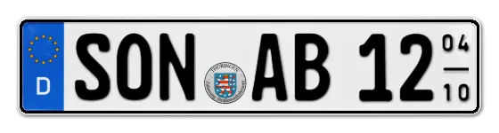 Saisonkennzeichen SONneberg Saisonkennzeichen SON für SONneberg online bestellen