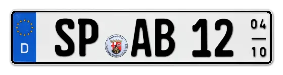 Saisonkennzeichen SP für SPeyer online bestellen