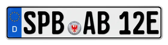 E-Kennzeichen SPremBerg online bestellen