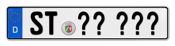 WunschKennzeichen Steinfurt Wunschkennzeichen Steinfurt reservieren