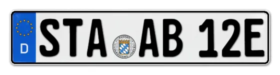 E-Kennzeichen STArnberg online bestellen