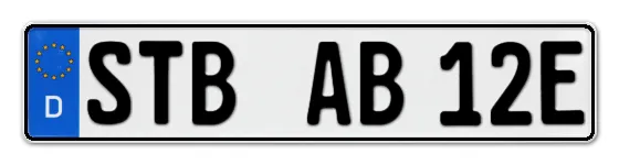 E-Kennzeichen STernBerg online bestellen