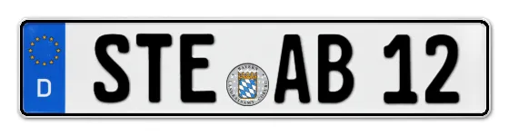 Autokennzeichen STaffelstEin Autokennzeichen STaffelstEin