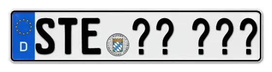 WunschKennzeichen Staffelstein Wunschkennzeichen Staffelstein reservieren