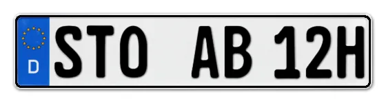 H-Kennzeichen STO online bestellen