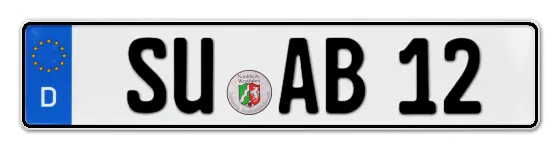 Autokennzeichen SiegbUrg
