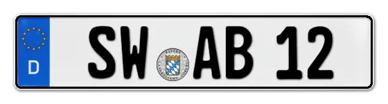 Autokennzeichen SchWeinfurt