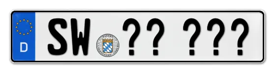 Wunschkennzeichen Schweinfurt reservieren
