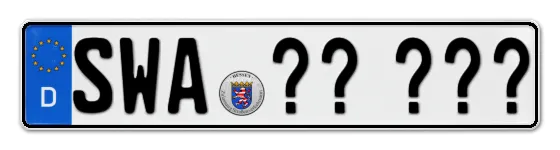 Wunschkennzeichen Schwalbach reservieren