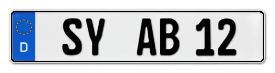 Autokennzeichen SYke Autokennzeichen SYke