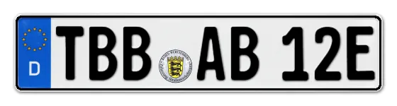 E-Kennzeichen TauBerBischofsheim online bestellen