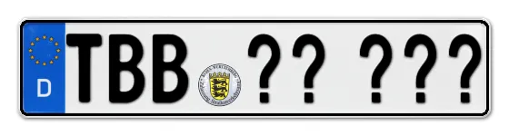 Wunschkennzeichen Tauberbischofsheim reservieren