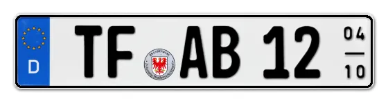 Saisonkennzeichen TF für Teltow, Fläming online bestellen