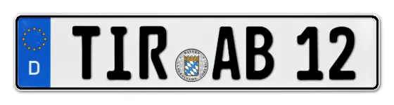 Kennzeichen TIRschenreuth bestellen