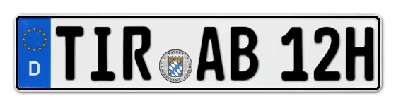 H-Kennzeichen TIR als Wunschkennzeichen online bestellen