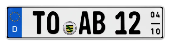 Saisonkennzeichen TO für Torgau, Oschatz online bestellen