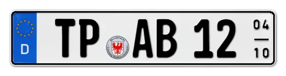 Saisonkennzeichen TP für TemPlin online bestellen