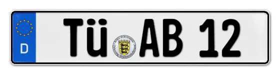Kennzeichen TÜbingen bestellen