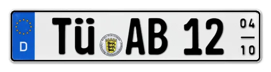 Saisonkennzeichen TÜ für TÜbingen als Wunschkennzeichen online bestellen