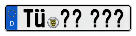 Wunschkennzeichen TÜbingen reservieren