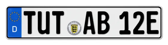 E-Kennzeichen TUTtlingen online bestellen