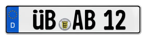 Autokennzeichen ÜBerlingen