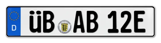 E-Kennzeichen ÜBerlingen online bestellen