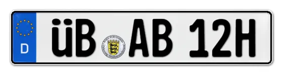 H-Kennzeichen ÜB online bestellen