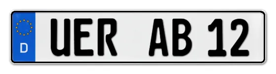 Kennzeichen UEcker-Randow bestellen