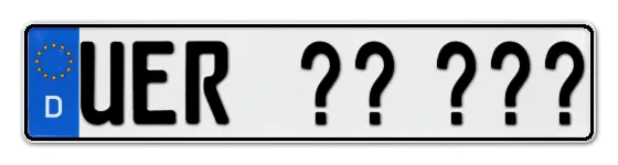 Wunschkennzeichen Uecker-randow reservieren