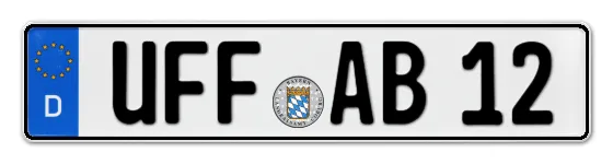 Autokennzeichen UFFenheim