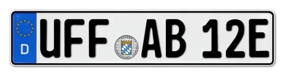 E-Kennzeichen UFFenheim online bestellen