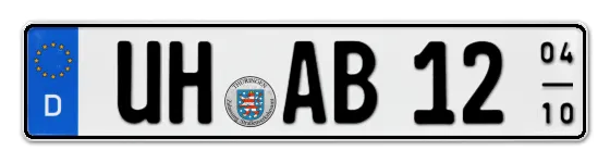 Saisonkennzeichen UH für Unstrut, Hainich online bestellen