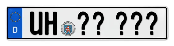 Wunschkennzeichen Unstrut,-hainich reservieren