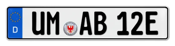 E-Kennzeichen UckerMark als Wunschkennzeichen online reservieren