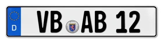 Autokennzeichen VogelsBerg