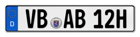 H-Kennzeichen VB online bestellen