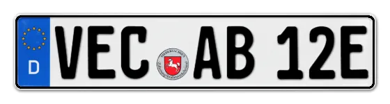 E-Kennzeichen VEChta online bestellen