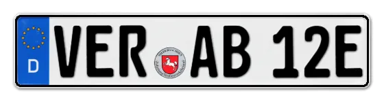 E-Kennzeichen VERden online bestellen