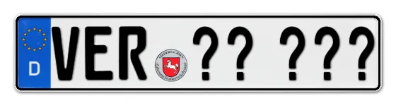 WunschKennzeichen Verden Wunschkennzeichen Verden reservieren