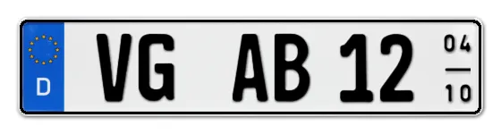 Saisonkennzeichen VG für Vorpommern, Greifswald online bestellen