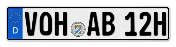 H-Kennzeichen VOH online bestellen