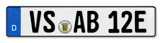 E-Kennzeichen Villingen-Schwenningen online bestellen