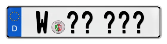 WunschKennzeichen Wuppertal Wunschkennzeichen Wuppertal reservieren