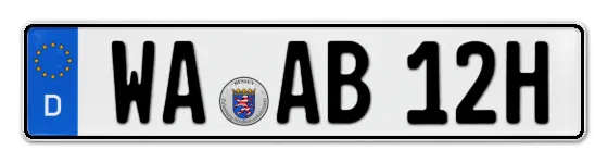 H-Kennzeichen WA als Wunschkennzeichen online bestellen
