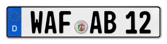 Autokennzeichen WArendorF