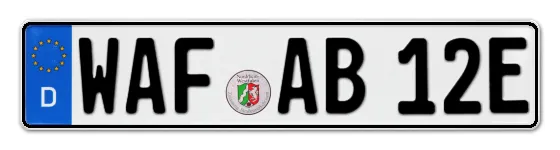 E-Kennzeichen WArendorF online bestellen